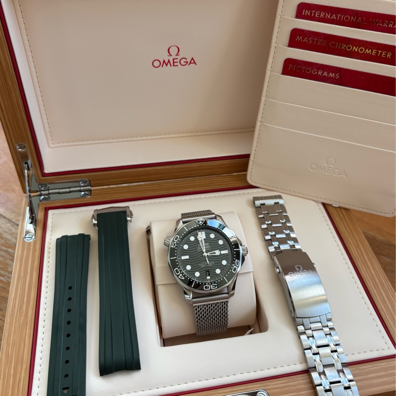 【售】Omega Seamaster 綠海馬（鏈帶款）-0
