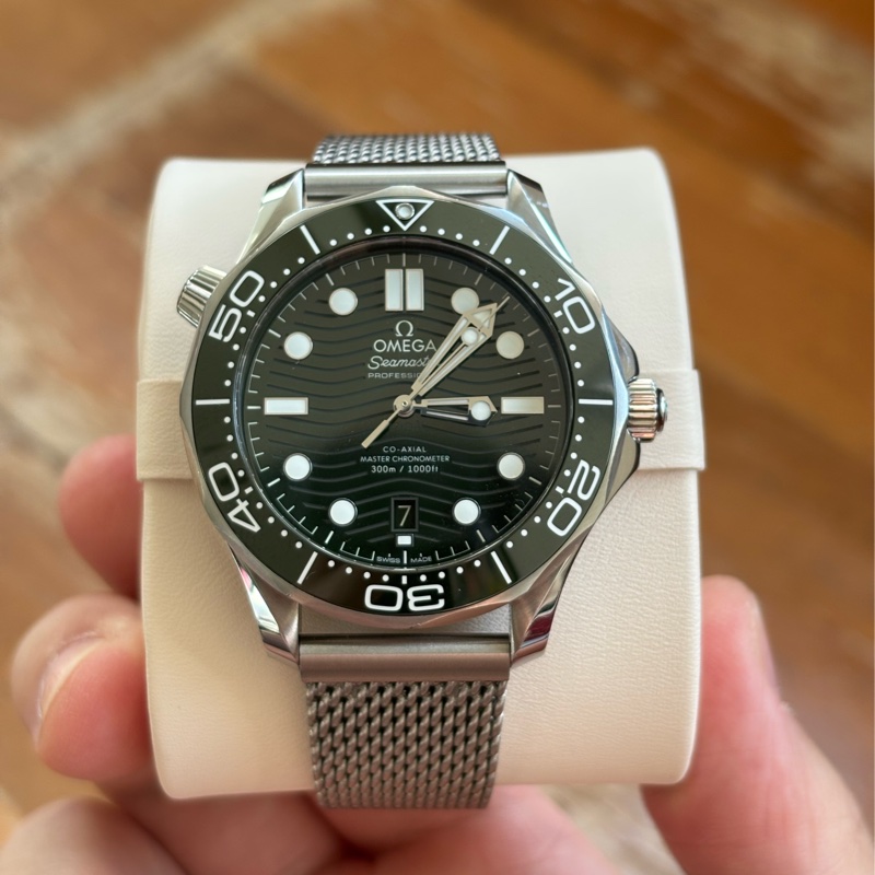 【售】Omega Seamaster 綠海馬（鏈帶款）-1