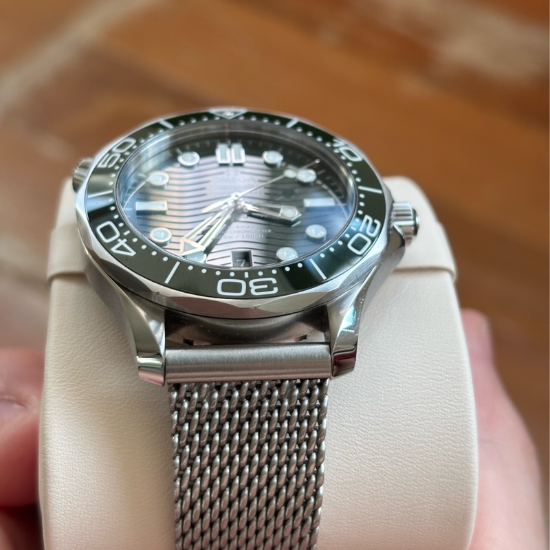 【售】Omega Seamaster 綠海馬（鏈帶款）-4
