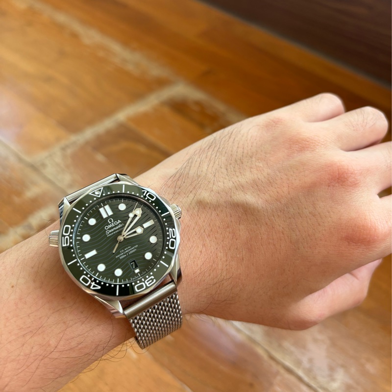 【售】Omega Seamaster 綠海馬（鏈帶款）-5
