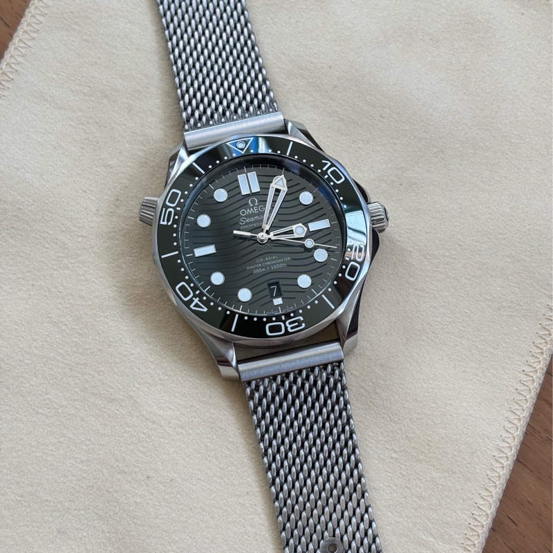 【售】Omega Seamaster 綠海馬（鏈帶款）-6