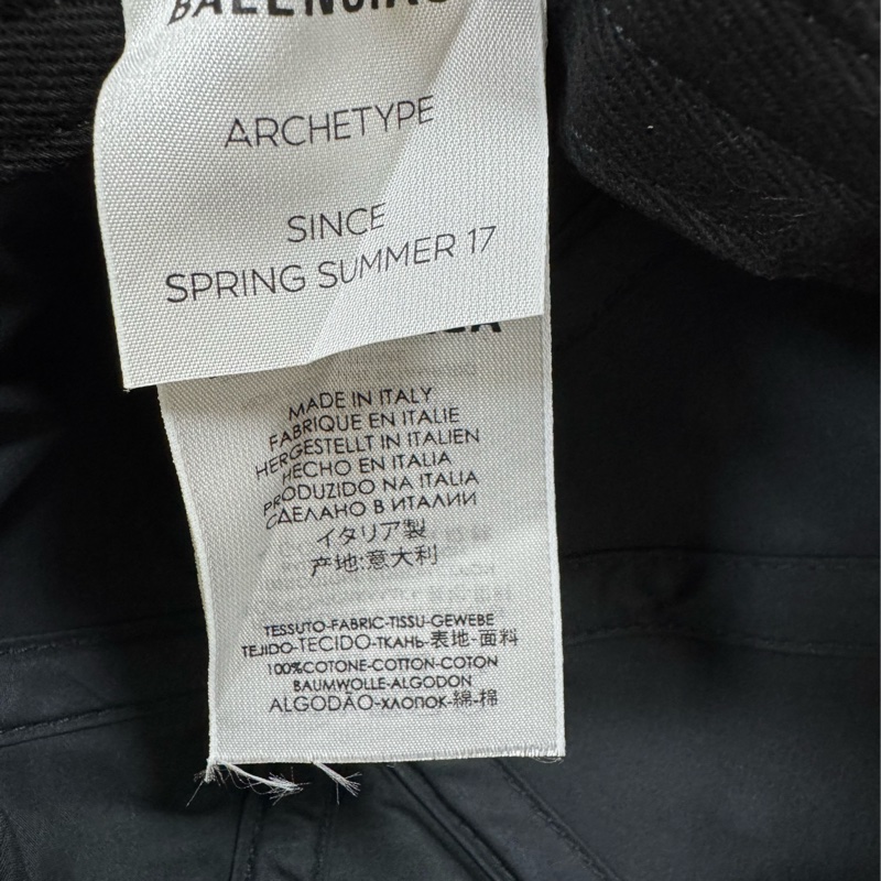 Balenciaga 帽子 黑 58L-4