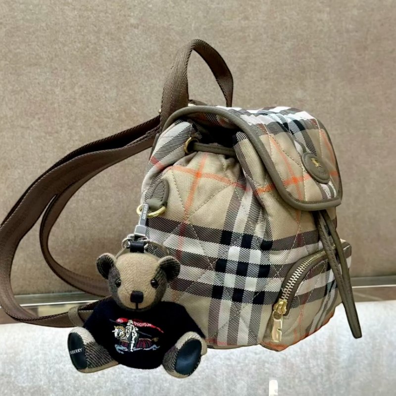 🎉新品好折扣✨Burberry 81189091 迷你 Horseshoe 雙肩包 沙米色-4