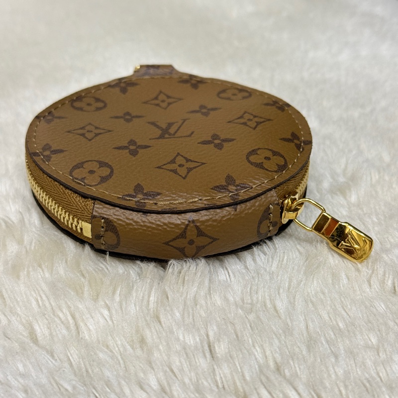 免鑑定費至12/31🉐未使用95新✨LV晶片款Louis vuitton可掛式拉鍊零錢包 掛飾 配件 老花-7