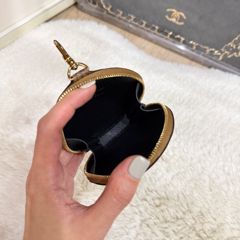 免鑑定費至12/31🉐未使用95新✨LV晶片款Louis vuitton可掛式拉鍊零錢包 掛飾 配件 老花-15