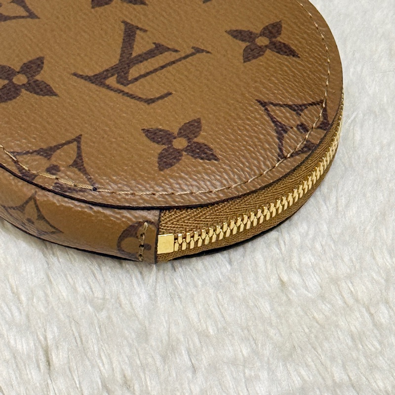 免鑑定費至12/31🉐未使用95新✨LV晶片款Louis vuitton可掛式拉鍊零錢包 掛飾 配件 老花-22