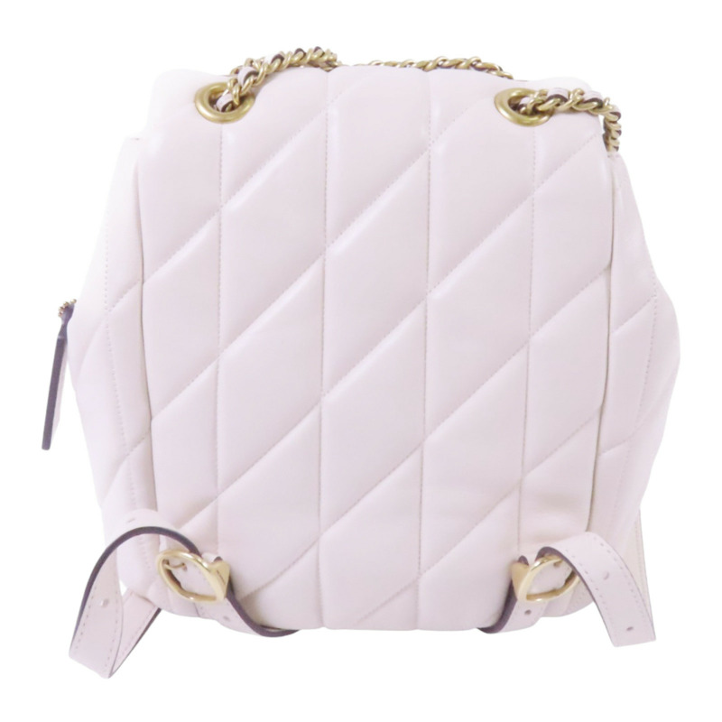 COACH 牛皮皮革Rucksack金扣背包-1