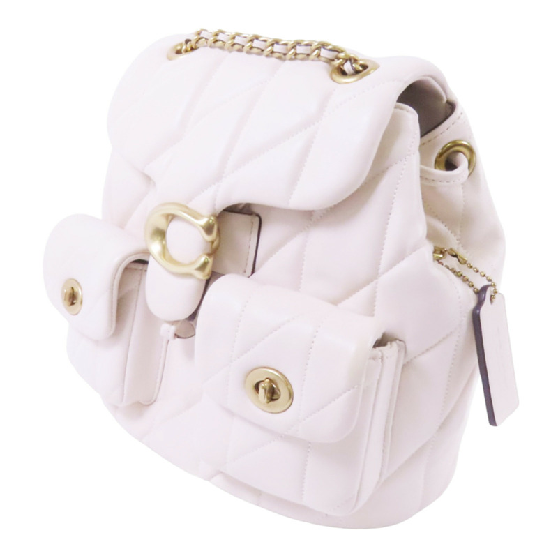 COACH 牛皮皮革Rucksack金扣背包-2