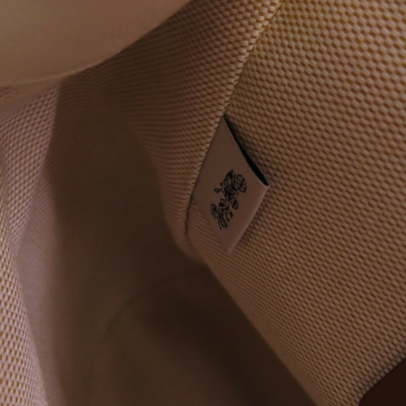 COACH 牛皮皮革Rucksack金扣背包-6