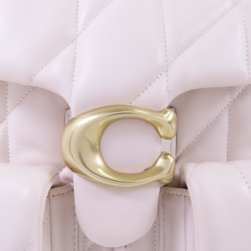 COACH 牛皮皮革Rucksack金扣背包-14