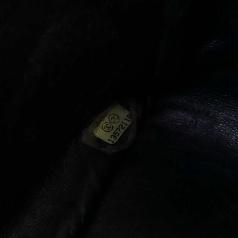 CHANEL 牛皮皮革Large Classic銀扣鏈帶肩背袋-6