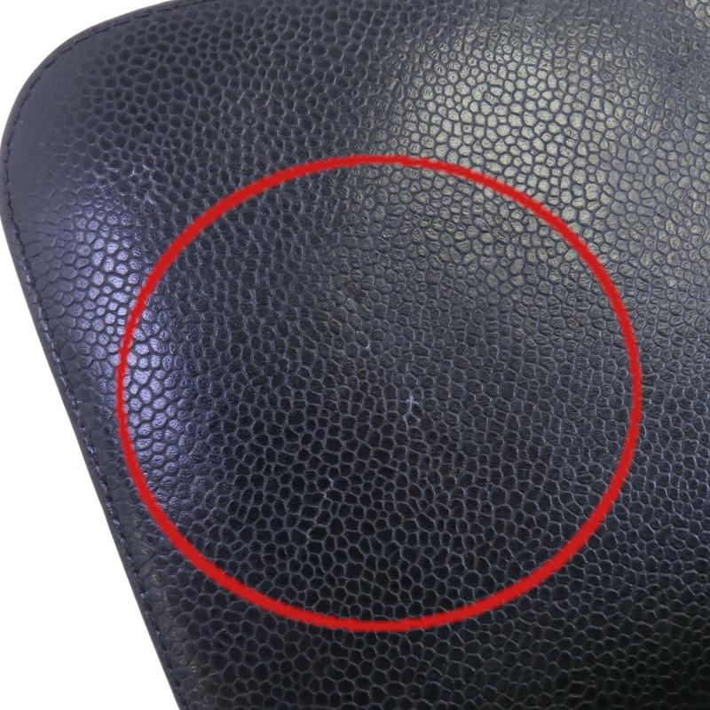 CHANEL 牛皮皮革Large Classic銀扣鏈帶肩背袋-15