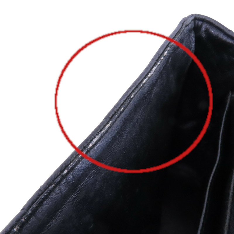 CHANEL 牛皮皮革Large Classic銀扣鏈帶肩背袋-16