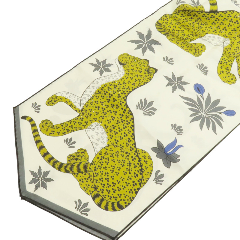 HERMES 絲質Maxi Twilly Scarf絲巾-10