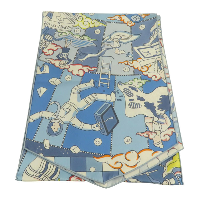 HERMES 絲質Maxi Twilly Scarf絲巾-5