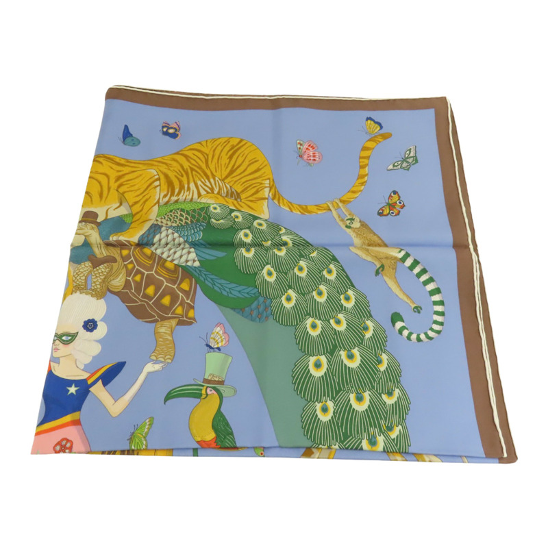 HERMES 絲質Scarf 90x90絲巾-1