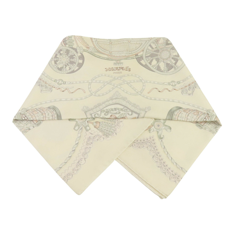 HERMES 絲質Scarf 90x90絲巾-5