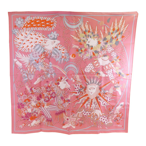 HERMES 絲質Scarf 90x90絲巾