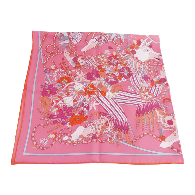 HERMES 絲質Scarf 90x90絲巾-2