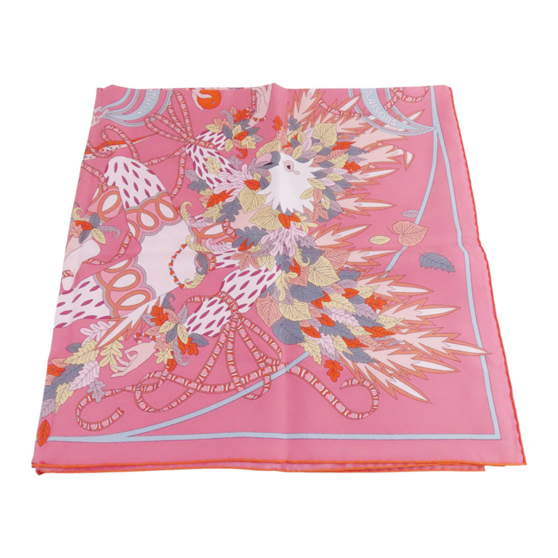 HERMES 絲質Scarf 90x90絲巾-4