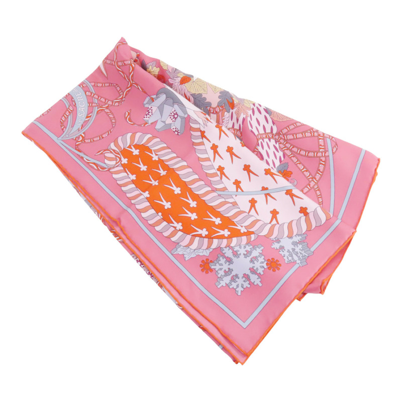 HERMES 絲質Scarf 90x90絲巾-12