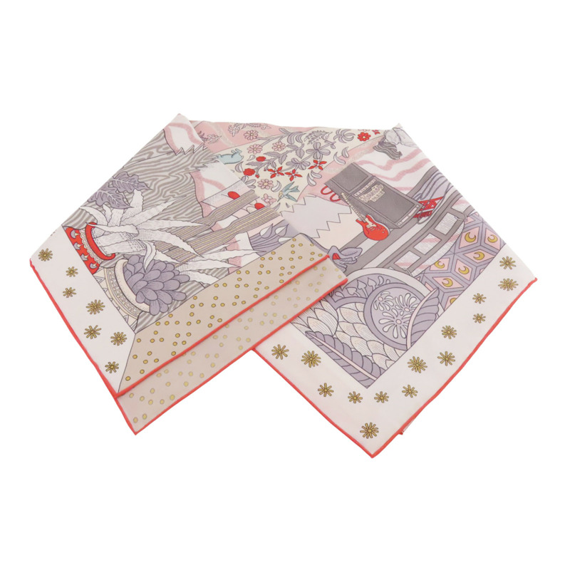 HERMES 絲質Scarf 90x90絲巾-5
