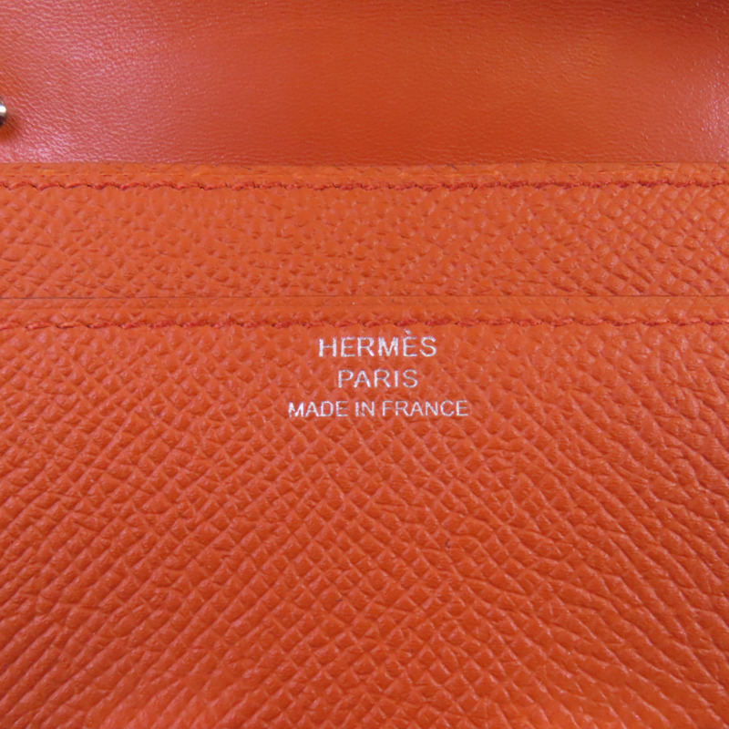 HERMES Epsom皮革Constance To Go銀扣肩背袋-5