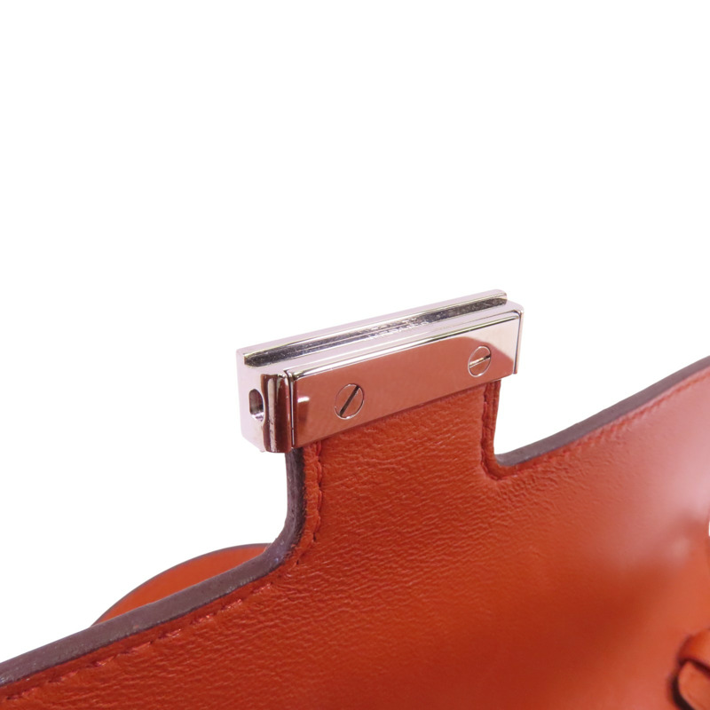 HERMES Epsom皮革Constance To Go銀扣肩背袋-16