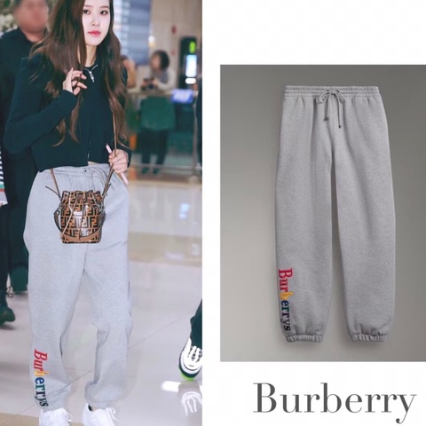 Rosé同款 Burberry棉褲