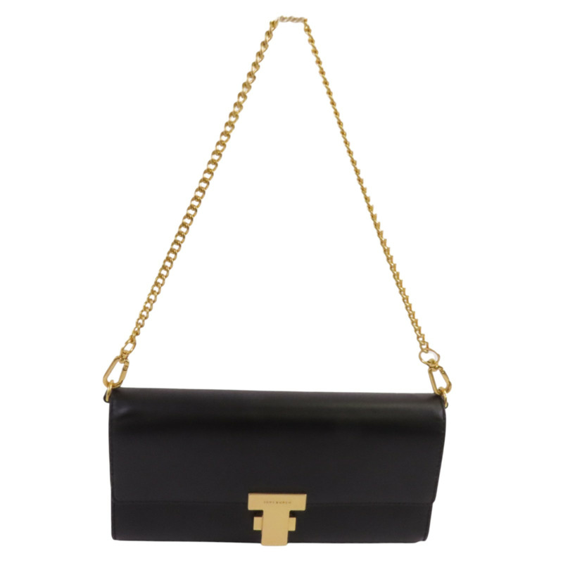 Tory Burch 牛皮皮革Chain Shoulder Bag金扣鏈帶肩背袋-0