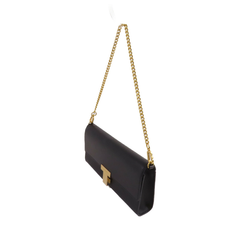 Tory Burch 牛皮皮革Chain Shoulder Bag金扣鏈帶肩背袋-2