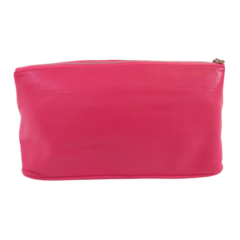 HERMES Swift皮革Touboyu GM Pouch銀扣手拿包-1