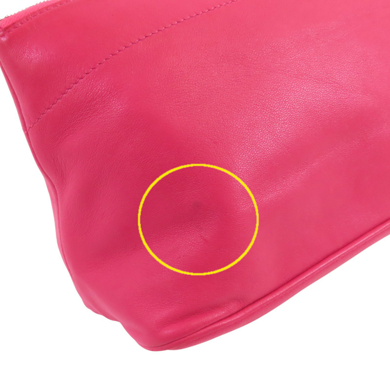 HERMES Swift皮革Touboyu GM Pouch銀扣手拿包-13