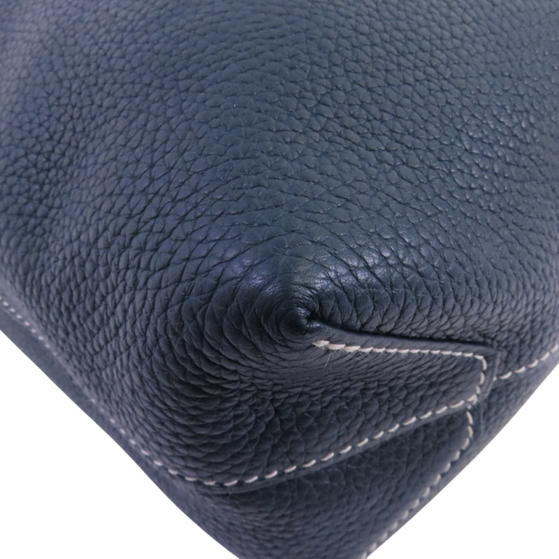 HERMES Clemence皮革Double Sen肩背袋-11