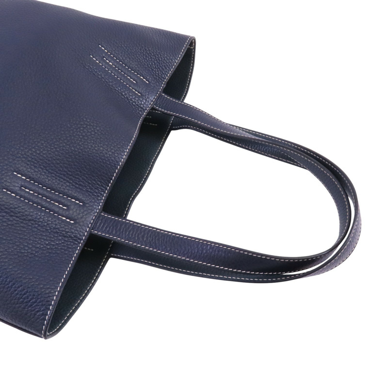 HERMES Clemence皮革Double Sen肩背袋-17