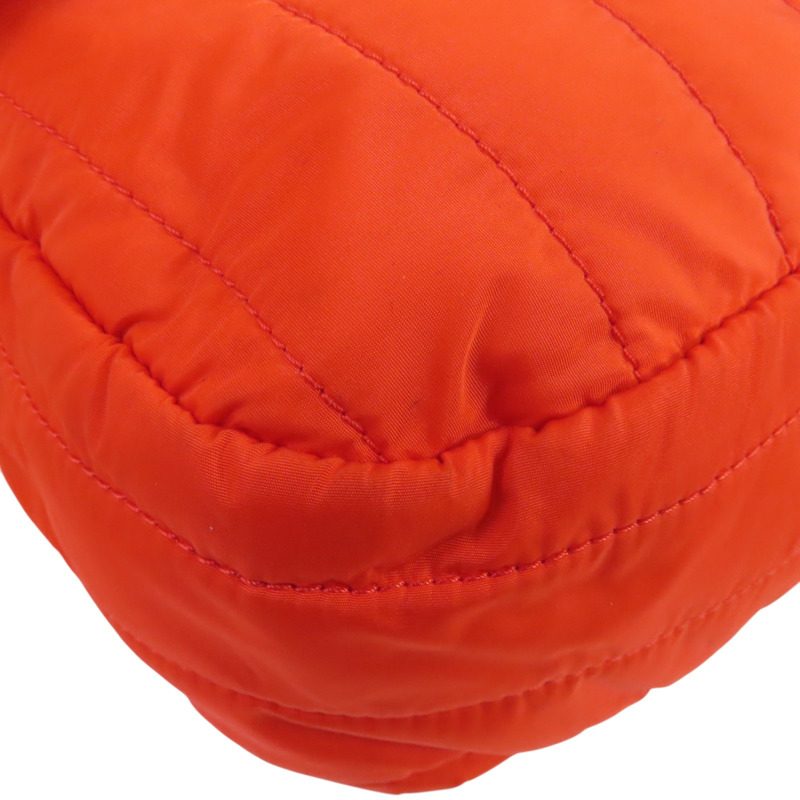 CHANEL 尼龍Chain Shoulder Bag銀扣鏈帶肩背袋-10