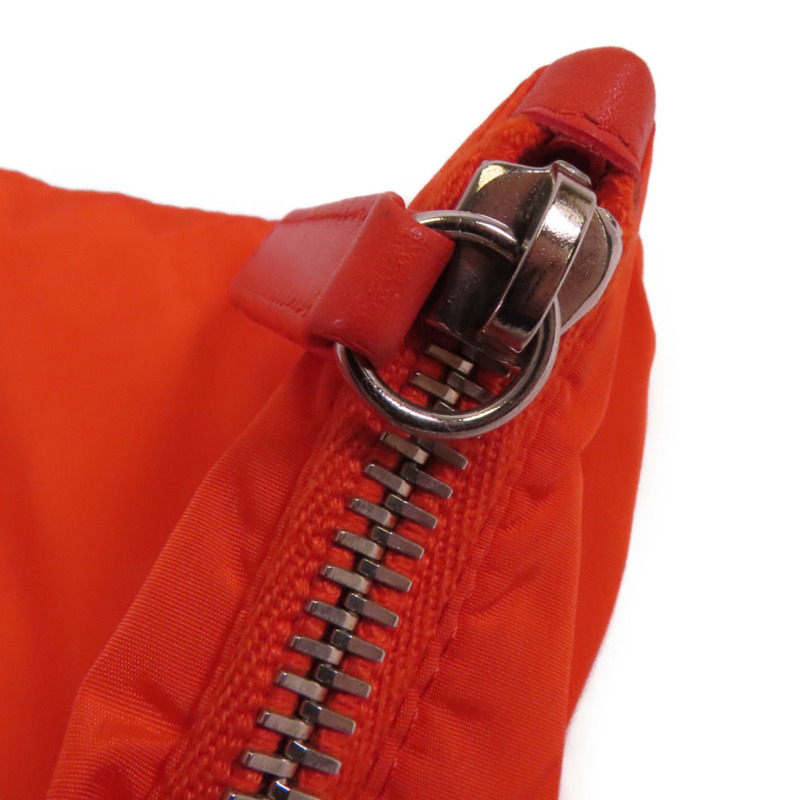 CHANEL 尼龍Chain Shoulder Bag銀扣鏈帶肩背袋-18