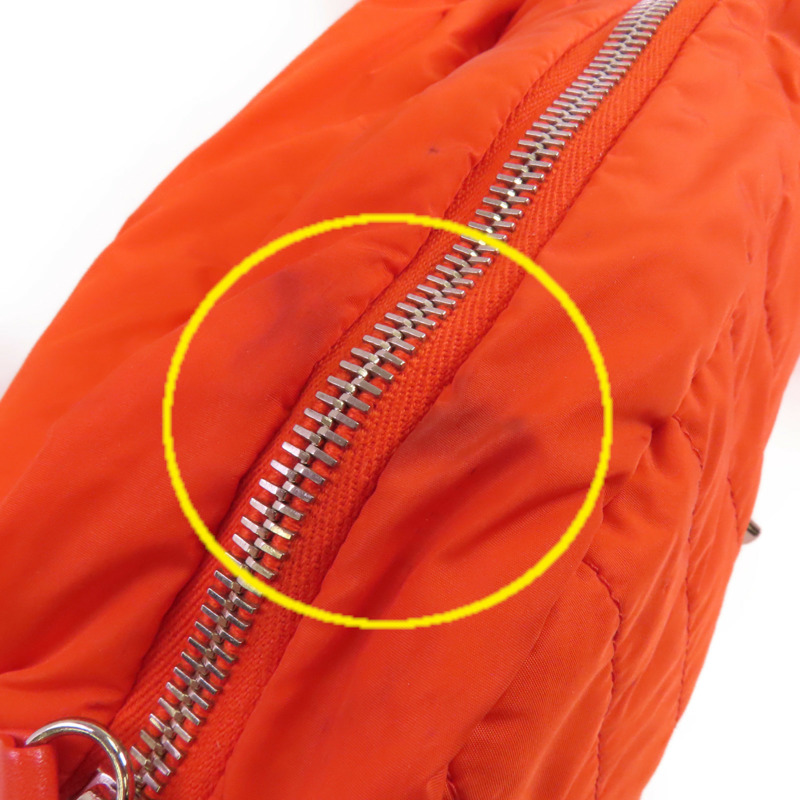 CHANEL 尼龍Chain Shoulder Bag銀扣鏈帶肩背袋-20