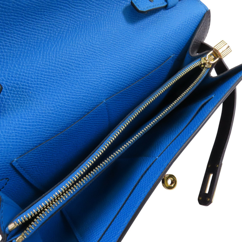 HERMES Epsom皮革Kelly To Go金扣肩背袋-4