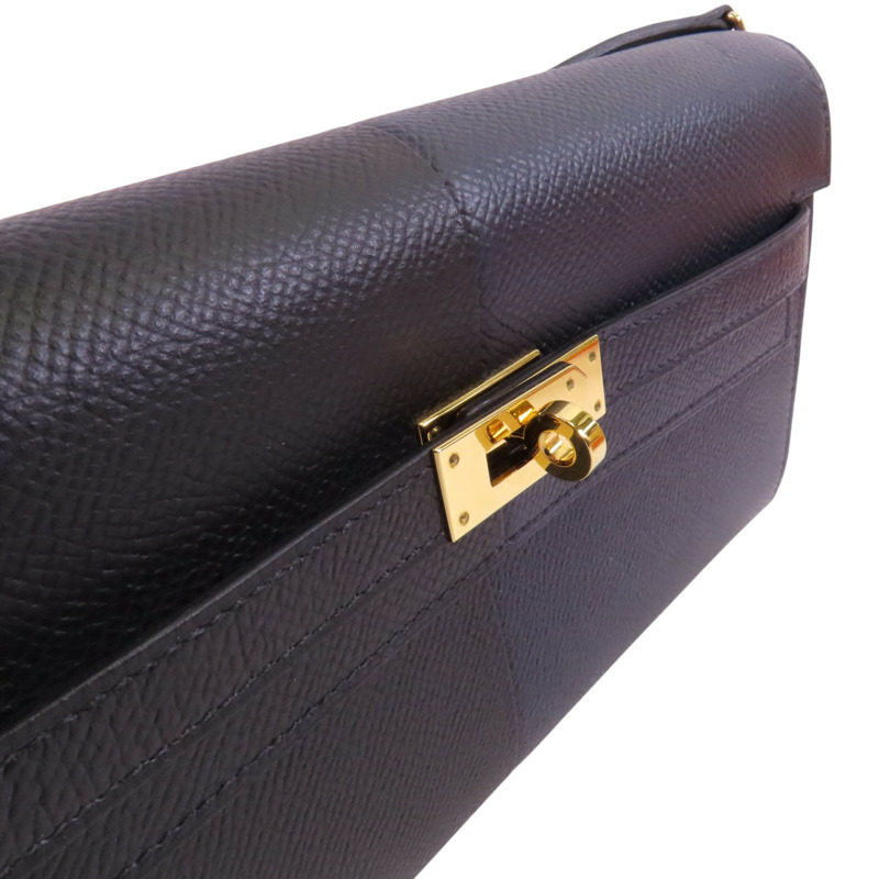 HERMES Epsom皮革Kelly To Go金扣肩背袋-15