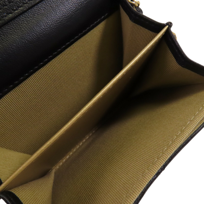 CHANEL 羊皮皮革Pearl Crush金扣鏈帶肩背袋-4