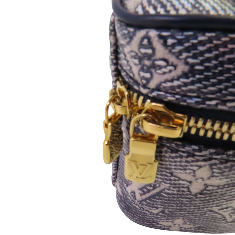 LOUIS VUITTON Monogram Coated Canvas Micro Vanity金扣手挽肩背兩用袋-7