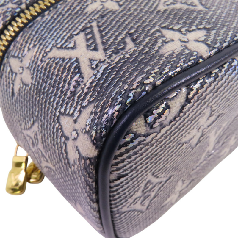 LOUIS VUITTON Monogram Coated Canvas Micro Vanity金扣手挽肩背兩用袋-10
