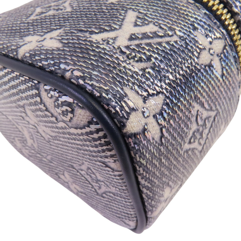 LOUIS VUITTON Monogram Coated Canvas Micro Vanity金扣手挽肩背兩用袋-11