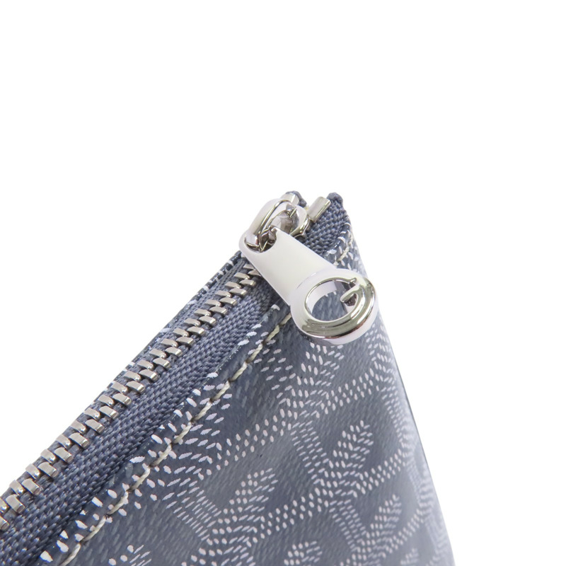 GOYARD 塗層帆布Pouch銀扣手拿包-7
