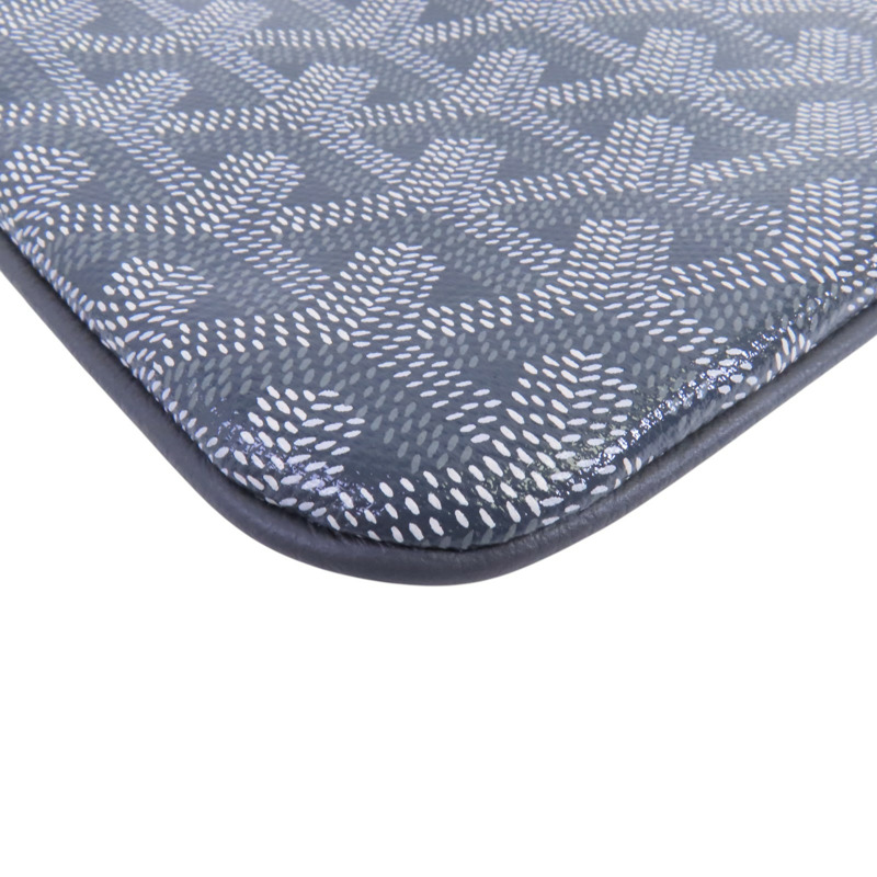 GOYARD 塗層帆布Pouch銀扣手拿包-9