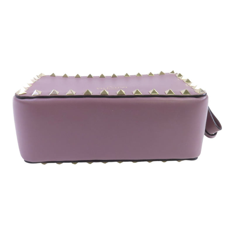 Valentino 牛皮皮革Rockstud Shoulder Bag金扣肩背袋-3