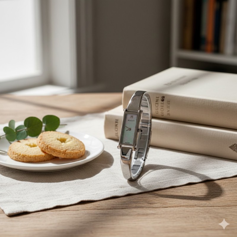 Gucci (古馳）天然真鑽女士腕錶 - 1500L-13