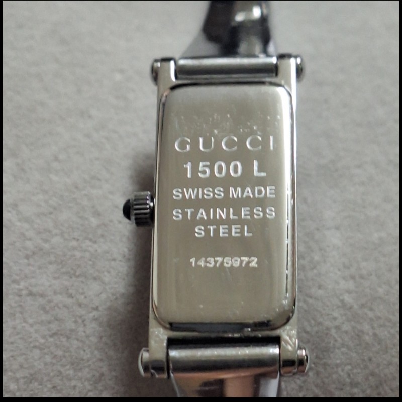 Gucci (古馳）天然真鑽女士腕錶 - 1500L-20