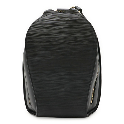 路易威登 Epi Mabillon 雙肩包/單肩包 黑色皮革 M52232